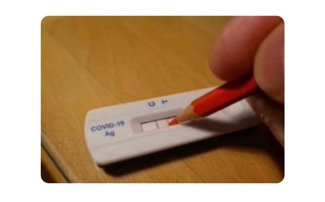 Plantilla de meme Covid rapid test
