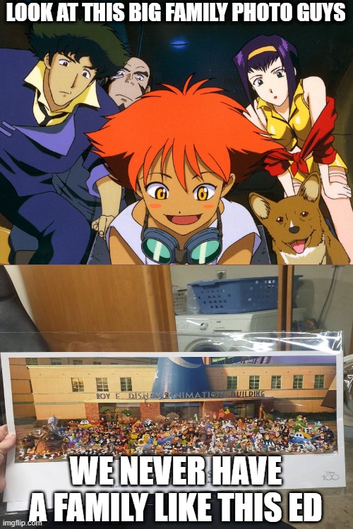Template meme cowboy bebop family