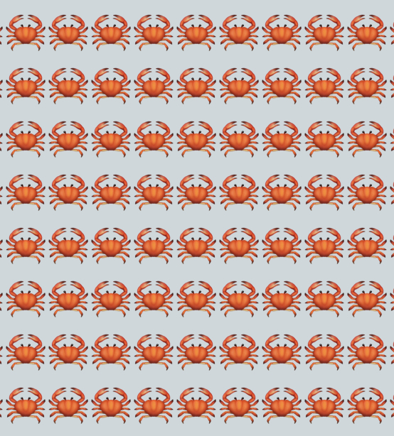 Plantilla de meme Crab Background