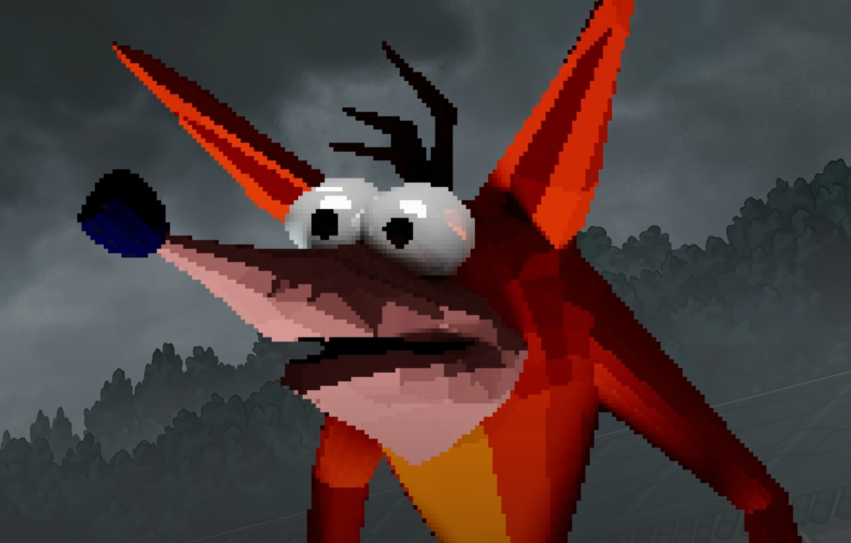 Template meme Crash Bandicoot Death