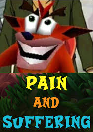 Template meme crash bandicoot pain and suffering