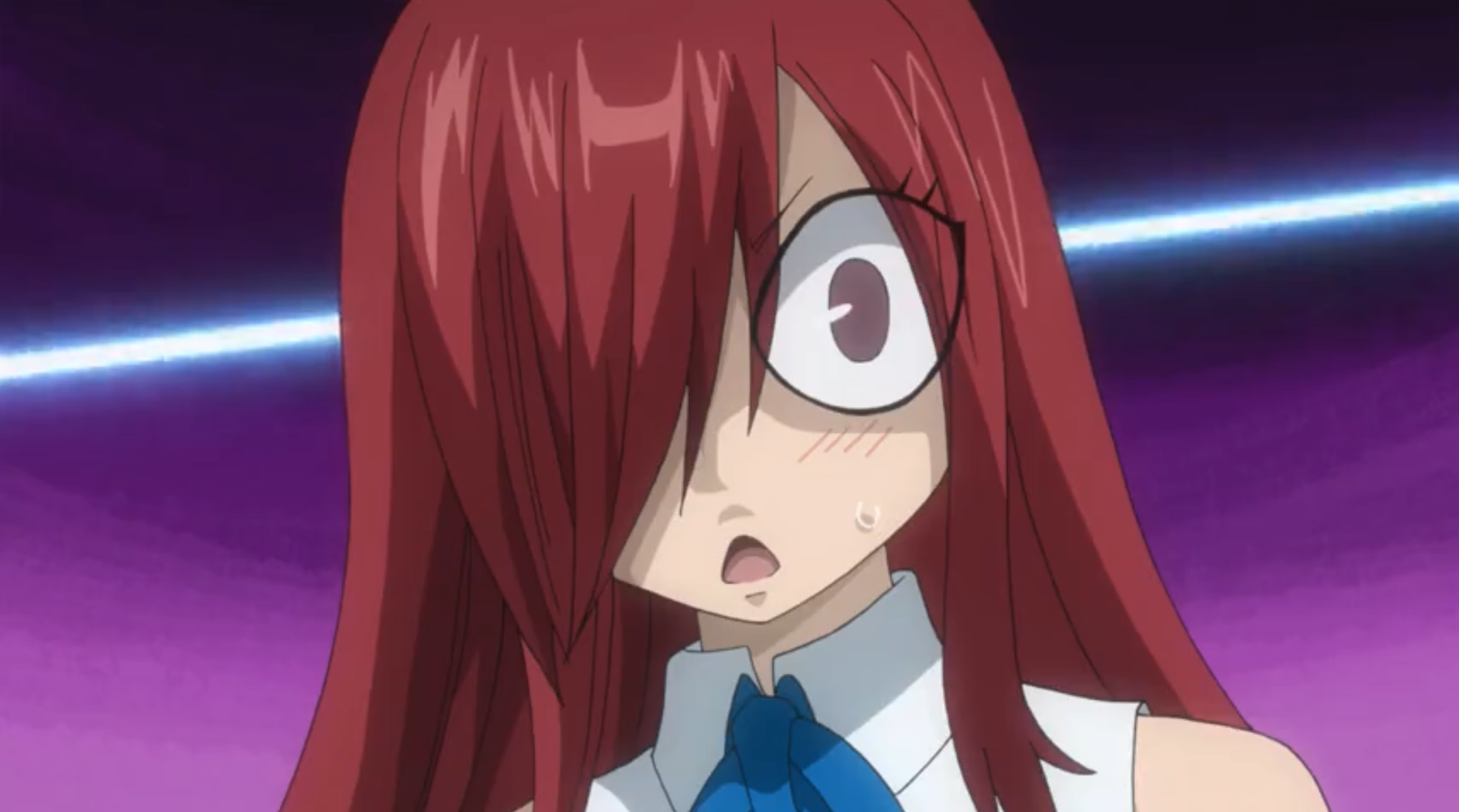 Plantilla de meme Creepy Shocked Erza