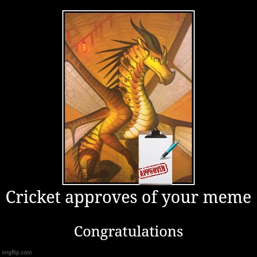 Template meme Cricket meme approval