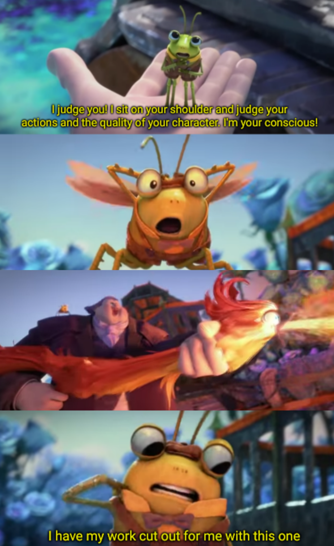 Template meme Cricket the conscious