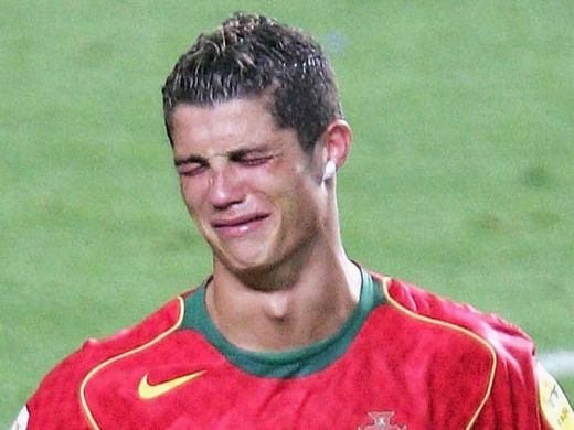 Cristiano Ronaldo Crying meme template