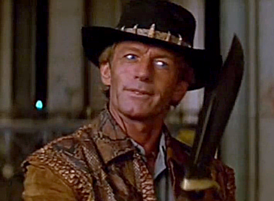 Plantilla de meme Crocodile Dundee Knife