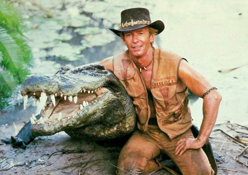 Plantilla de meme Crocodile Dundee Paul Hogan