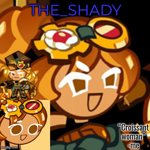 Plantilla de meme Croissant woman temp