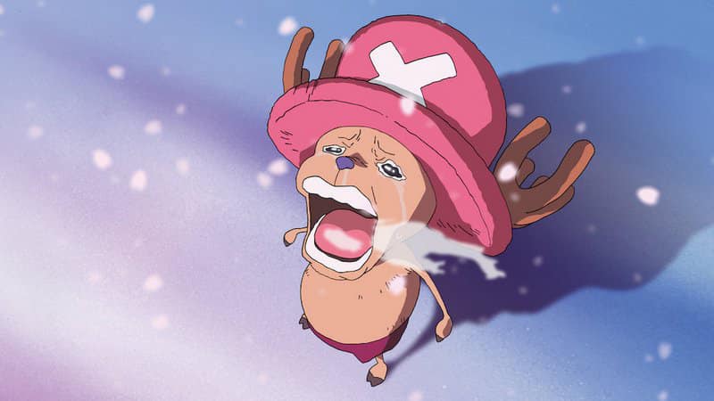 Plantilla de meme crying chopper one piece