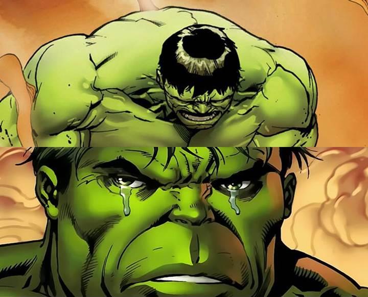 Plantilla de meme Crying Hulk