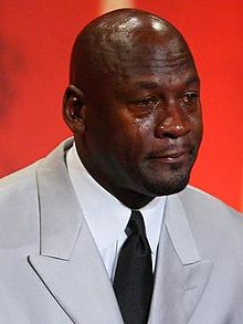 Plantilla de meme Crying MJ