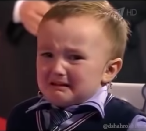 Plantilla de meme Crying Russian KId