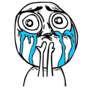 Plantilla de meme Crying Troll Face