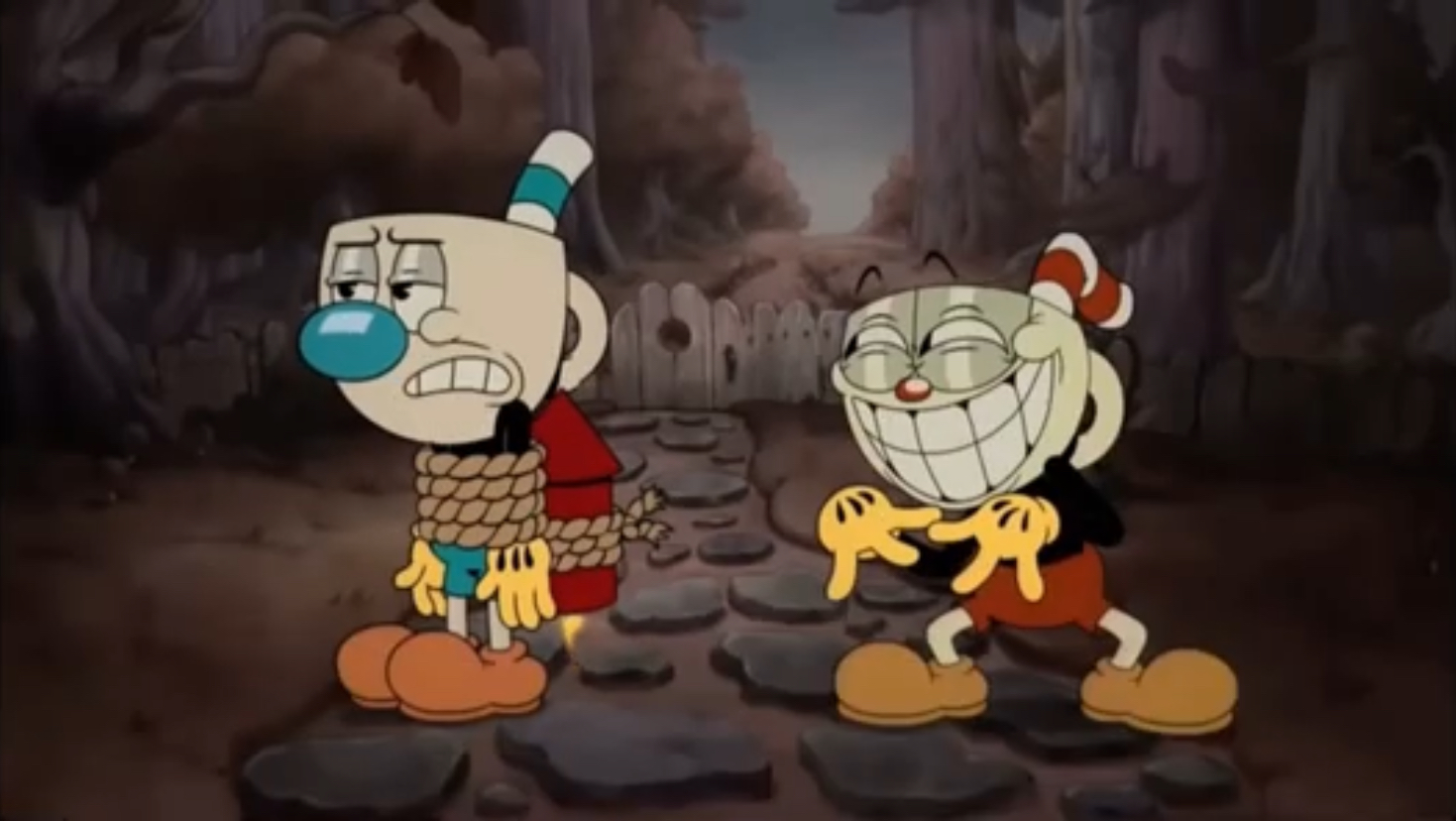 Template meme Cuphead Rocket Meme