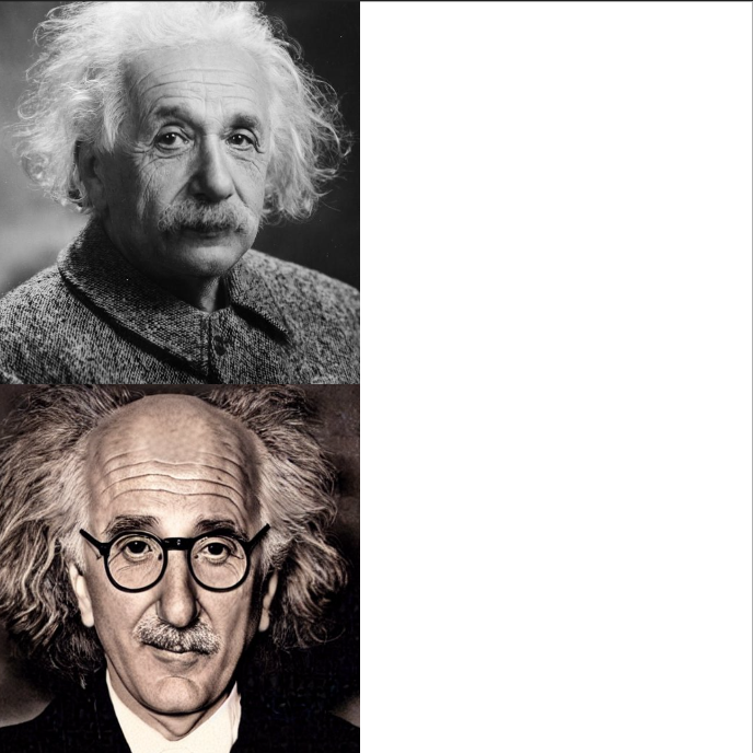 Plantilla de meme Curb your Einstein