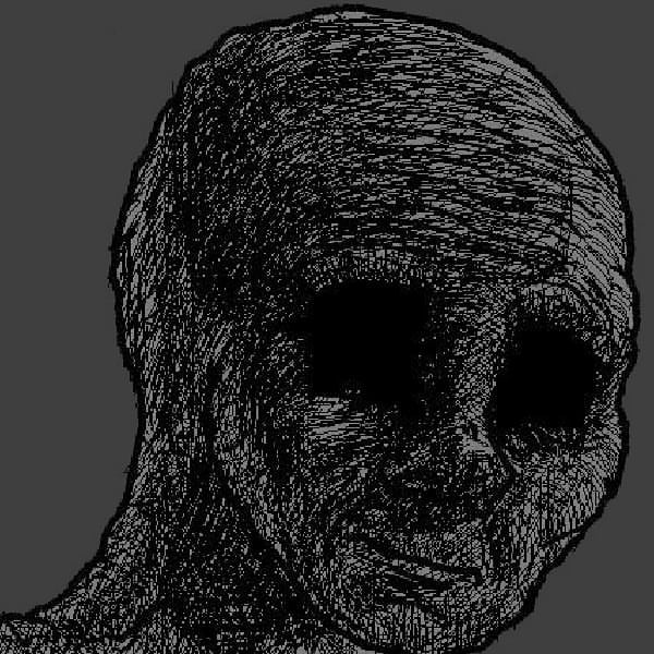 Plantilla de meme Cursed wojak