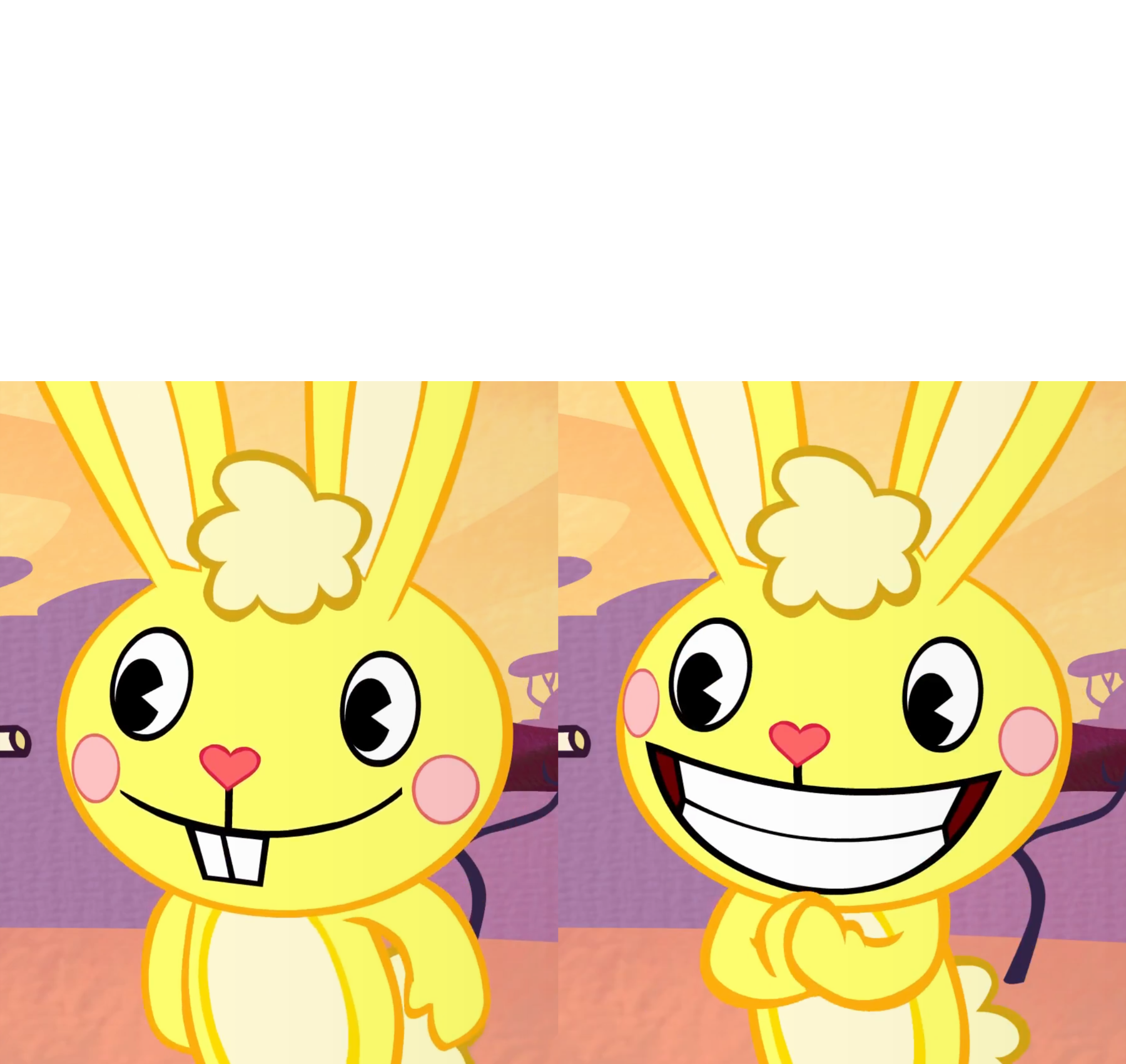 Plantilla de meme Cutey Cuddles (HTF)