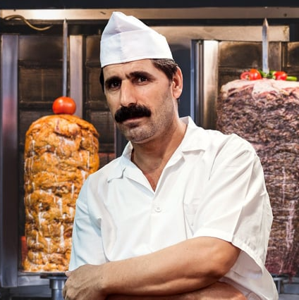 Plantilla de meme Dönermann Döner kebab