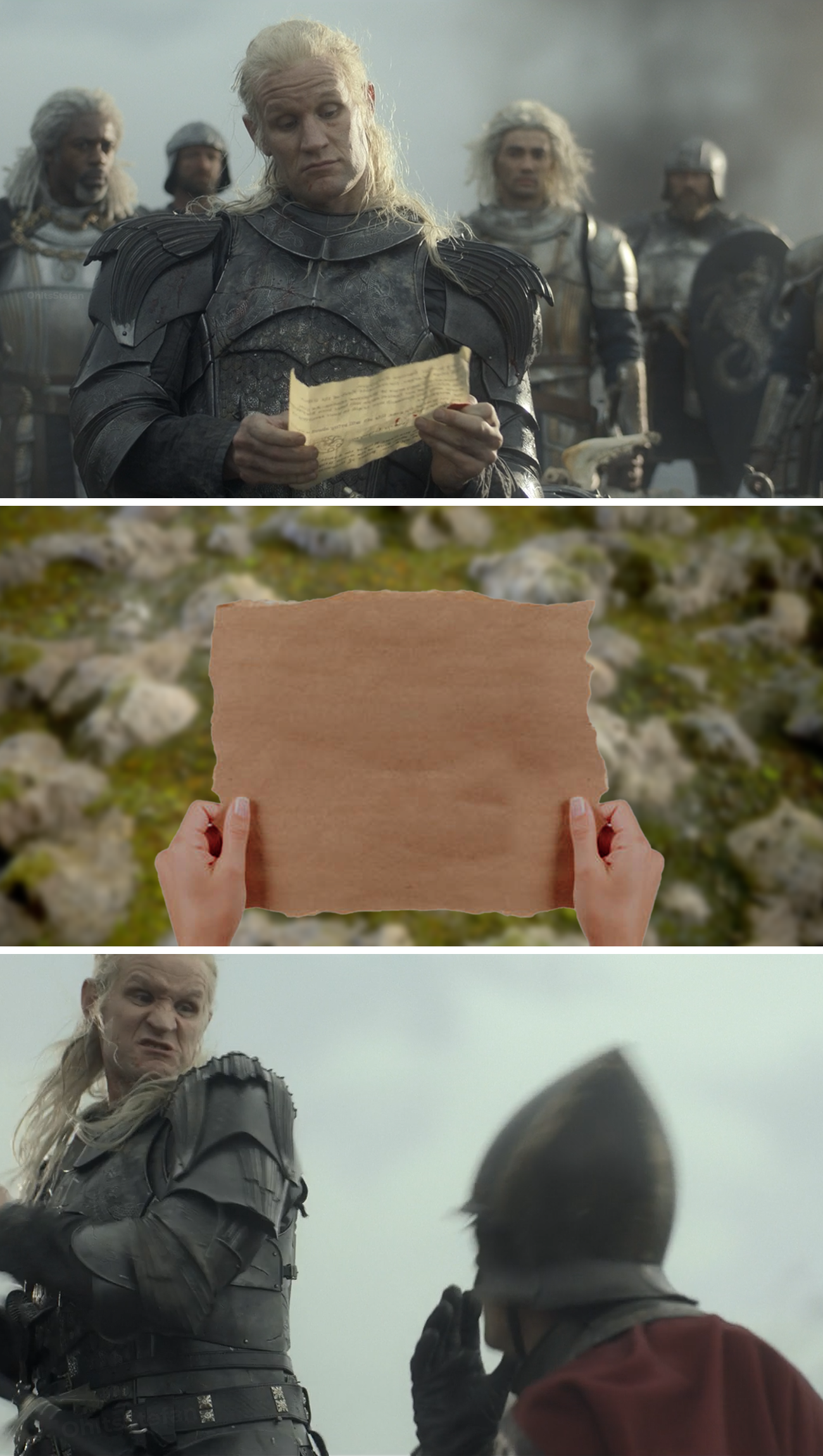 Plantilla de meme Daemon Targaryen Message