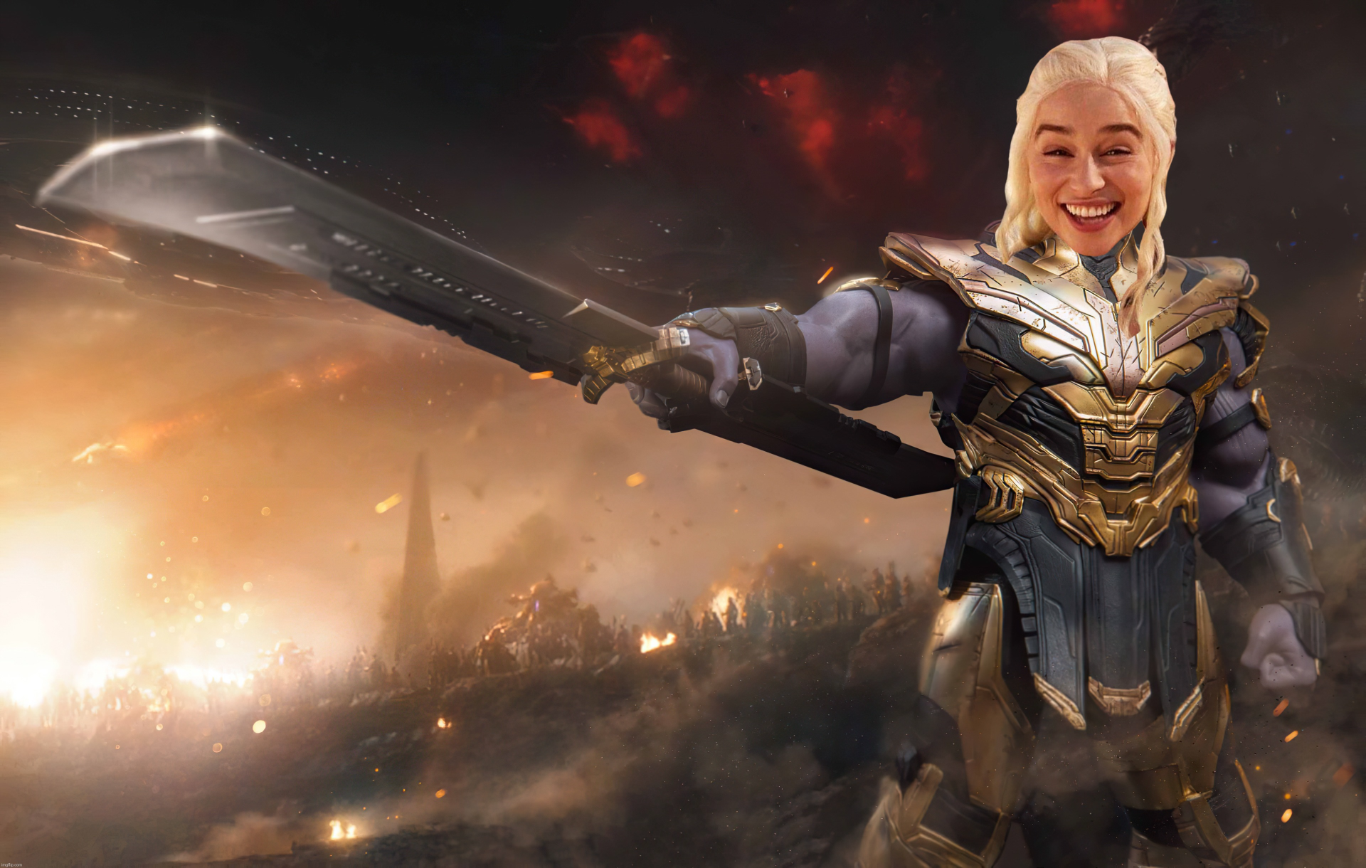 Plantilla de meme Daenerys Thanos
