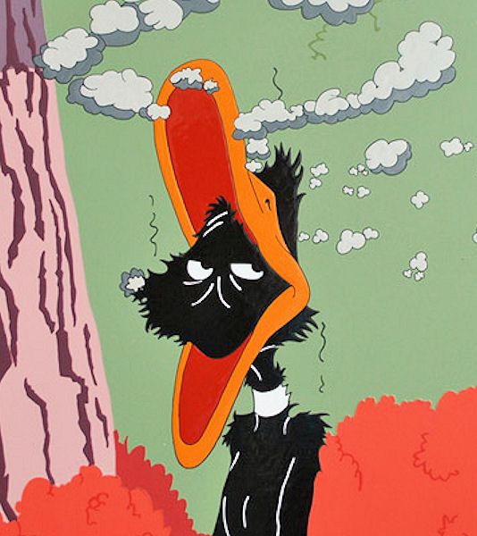 Plantilla de meme Daffy Duck Exploded Face