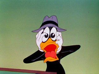 Plantilla de meme DAFFY DUCK SCARED