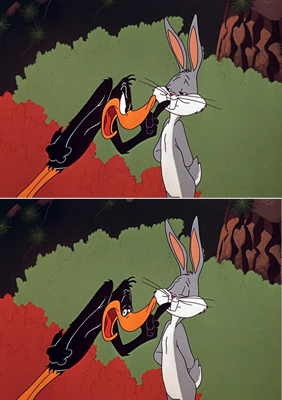 Plantilla de meme Daffy Duck shuts up