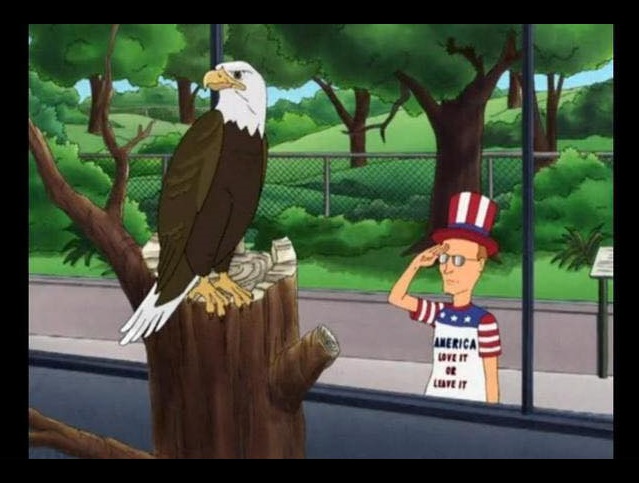 Template meme dale gribble eagle