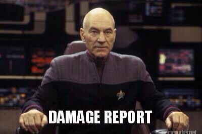 Plantilla de meme Damage Report Picard