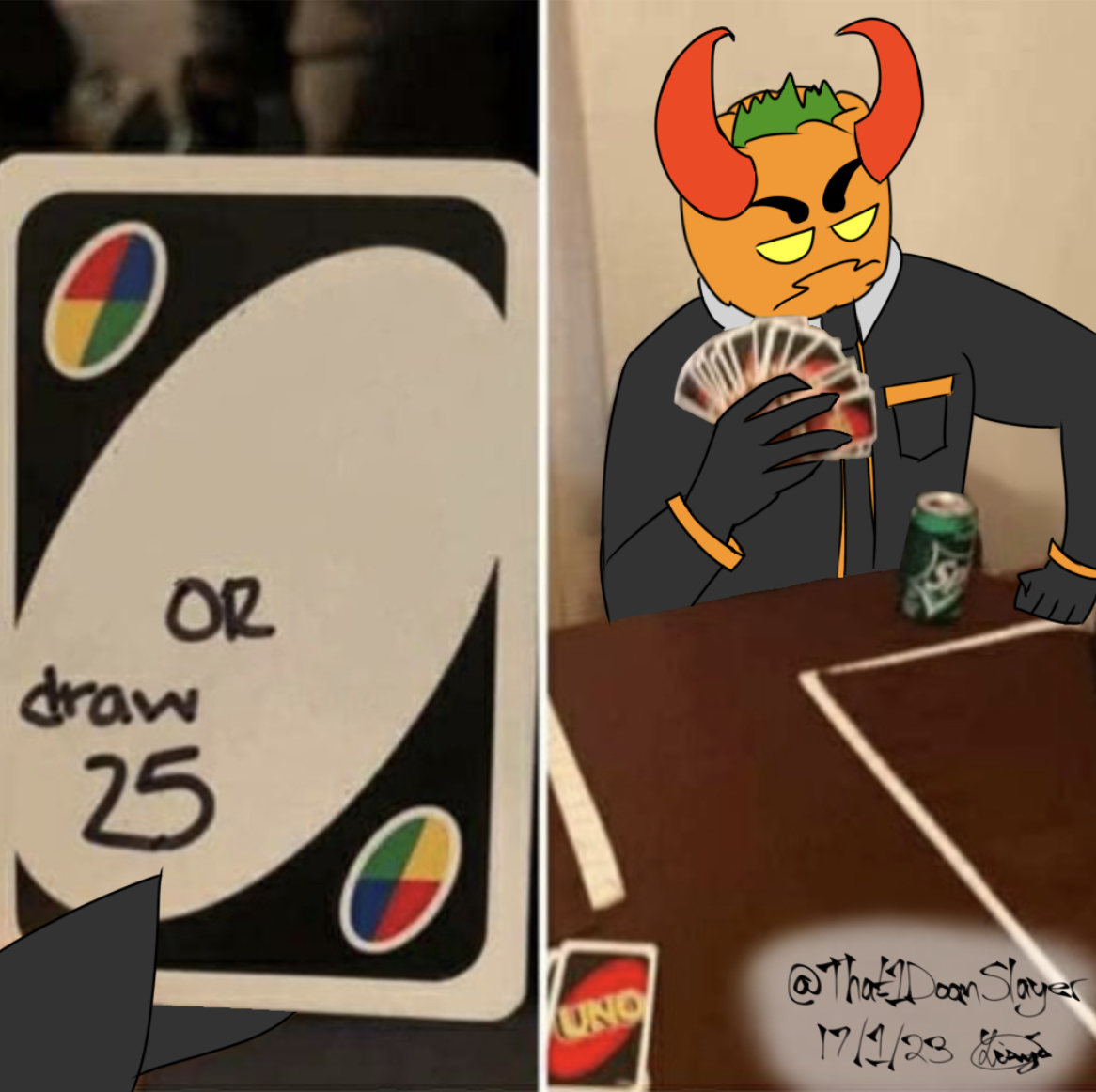 Plantilla de meme Darkuun draw 25