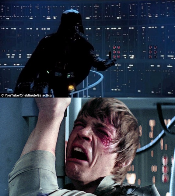 Plantilla de meme darth vader luke skywalker