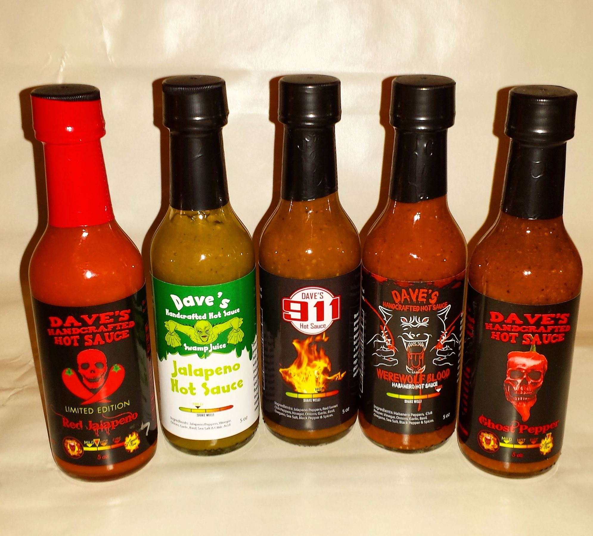 Plantilla de meme Dave's Handcrafted Hot Sauce promo