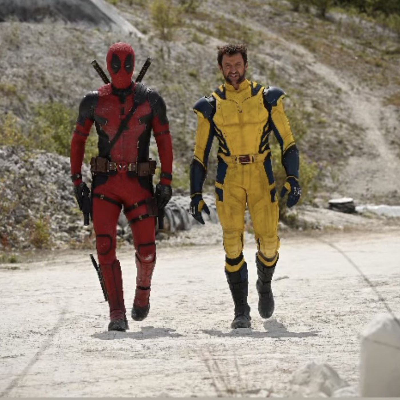 Plantilla de meme Deadpool and Wolverine