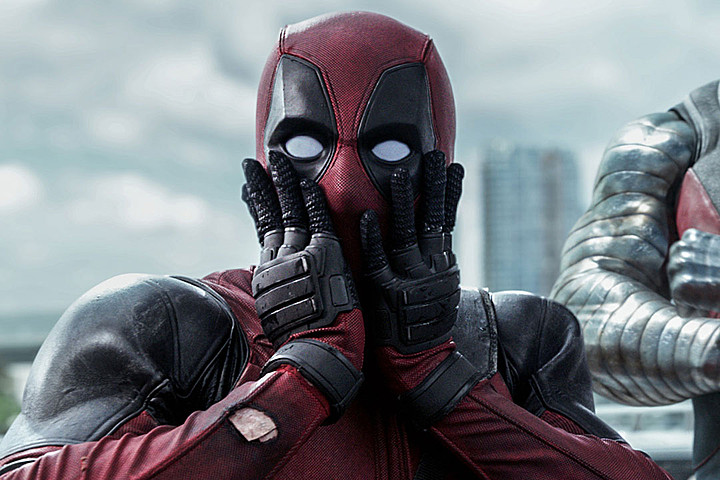 Plantilla de meme Deadpool - Gasp