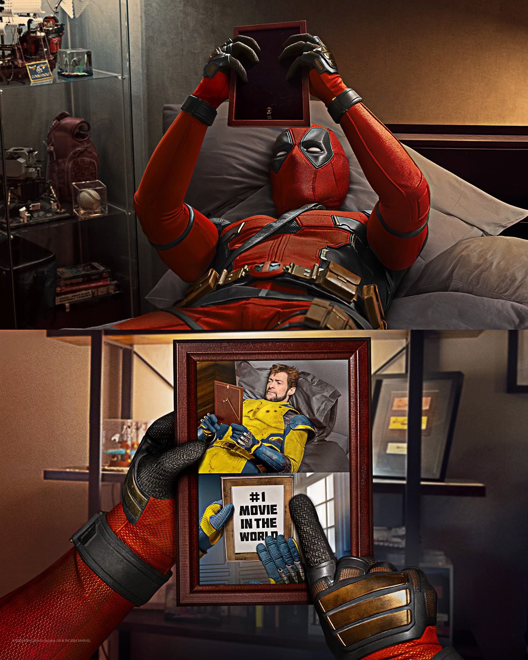 Plantilla de meme Deadpool Wolverine