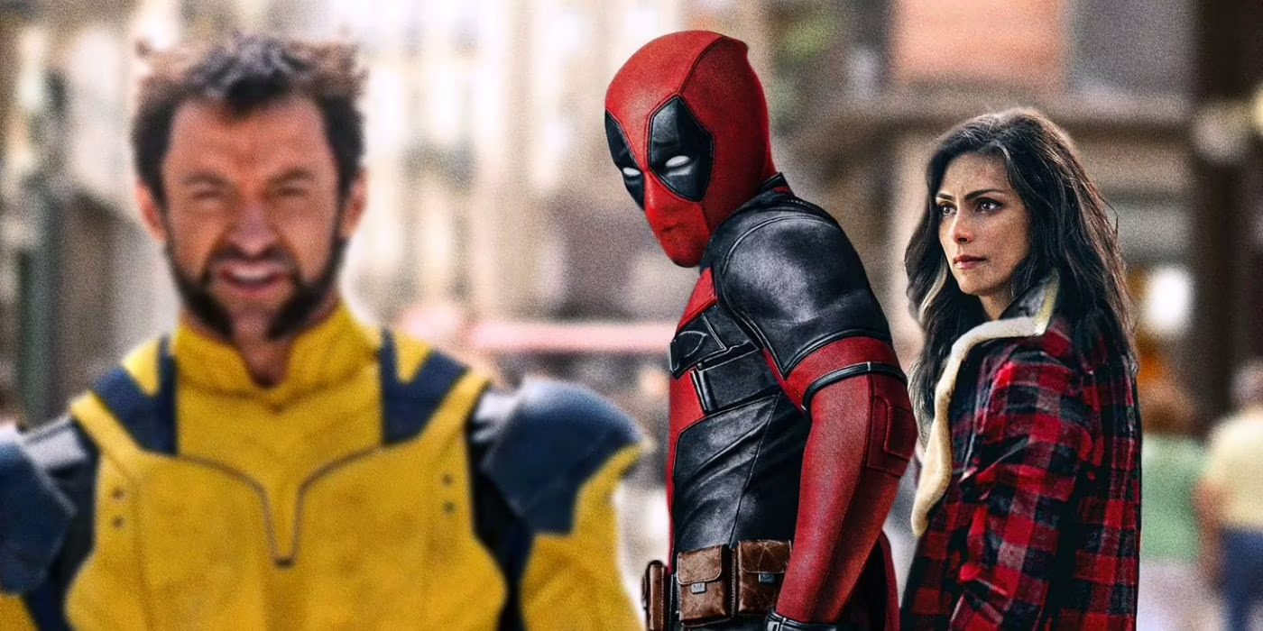 Plantilla de meme Deadpool & Wolverine Distracted