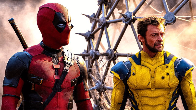 Plantilla de meme Deadpool & Wolverine Thunderdome