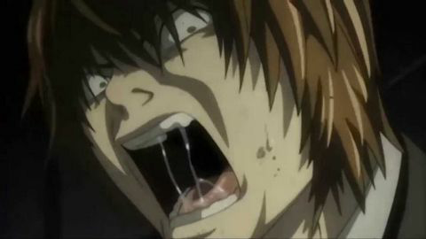 Template meme Death Note Light Yagami Kira disgusted face