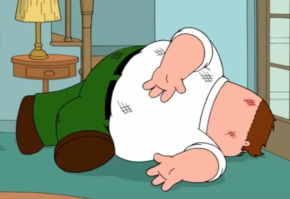 Death pose meme template