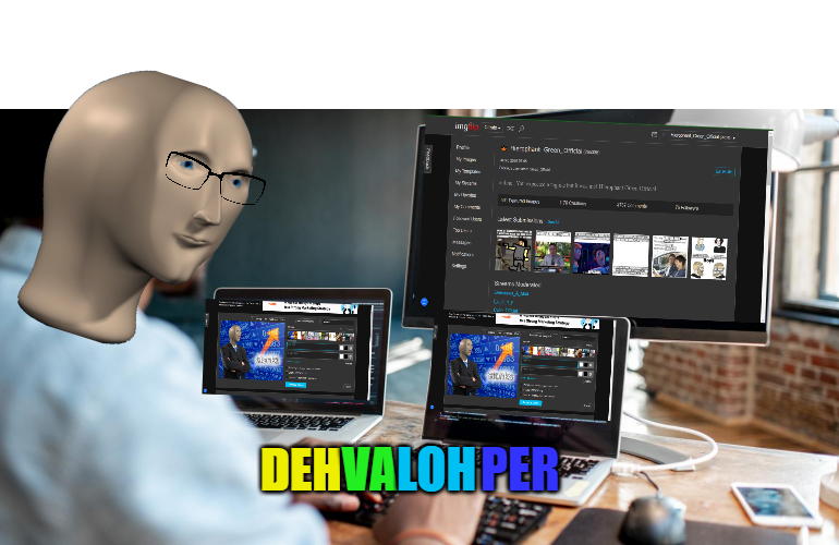 Plantilla de meme dehvalohper