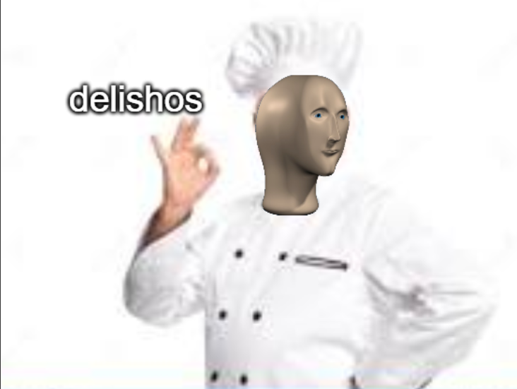 Plantilla de meme delishos meme man