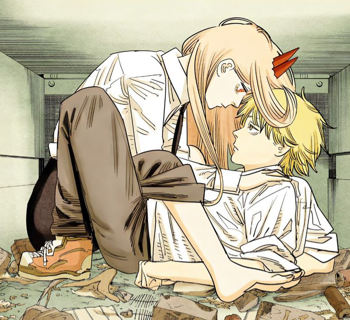 Plantilla de meme Denji and power
