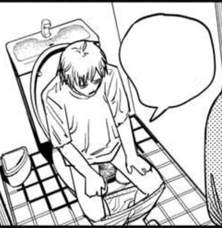 Plantilla de meme Denji on the toilet