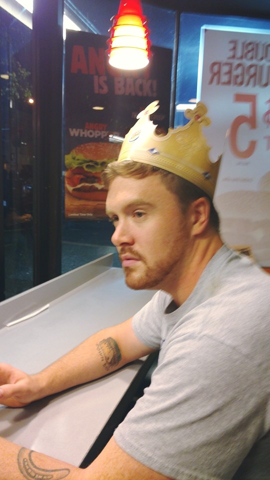 Plantilla de meme Depressed Burger King
