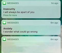 Plantilla de meme Depression&Anxiety Text Meme