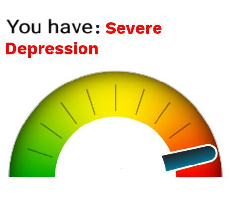 Depression-o-meter meme template