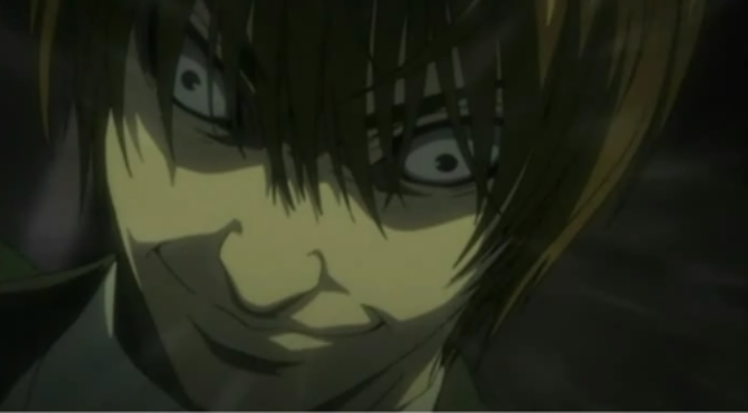Plantilla de meme Derp Light Yagami