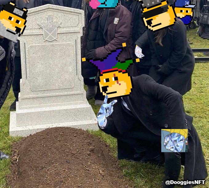Template meme Diamond Hand Grave Yard Dooggies