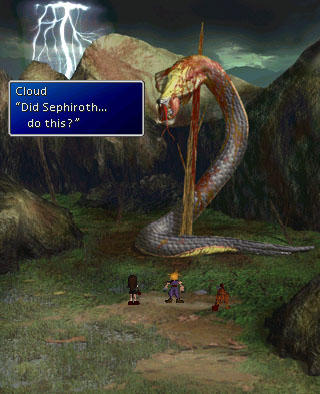 Plantilla de meme Did Sephiroth do this?