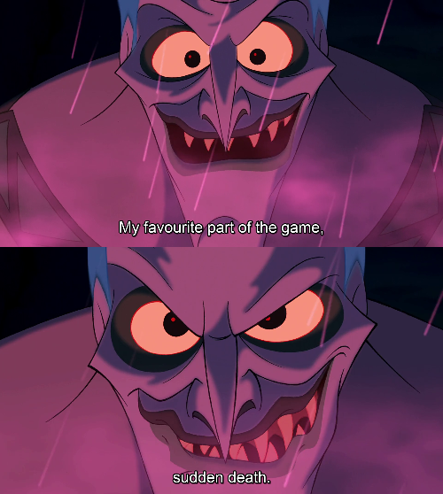 Template meme Disney Hercules evil villain Hades Sudden Death
